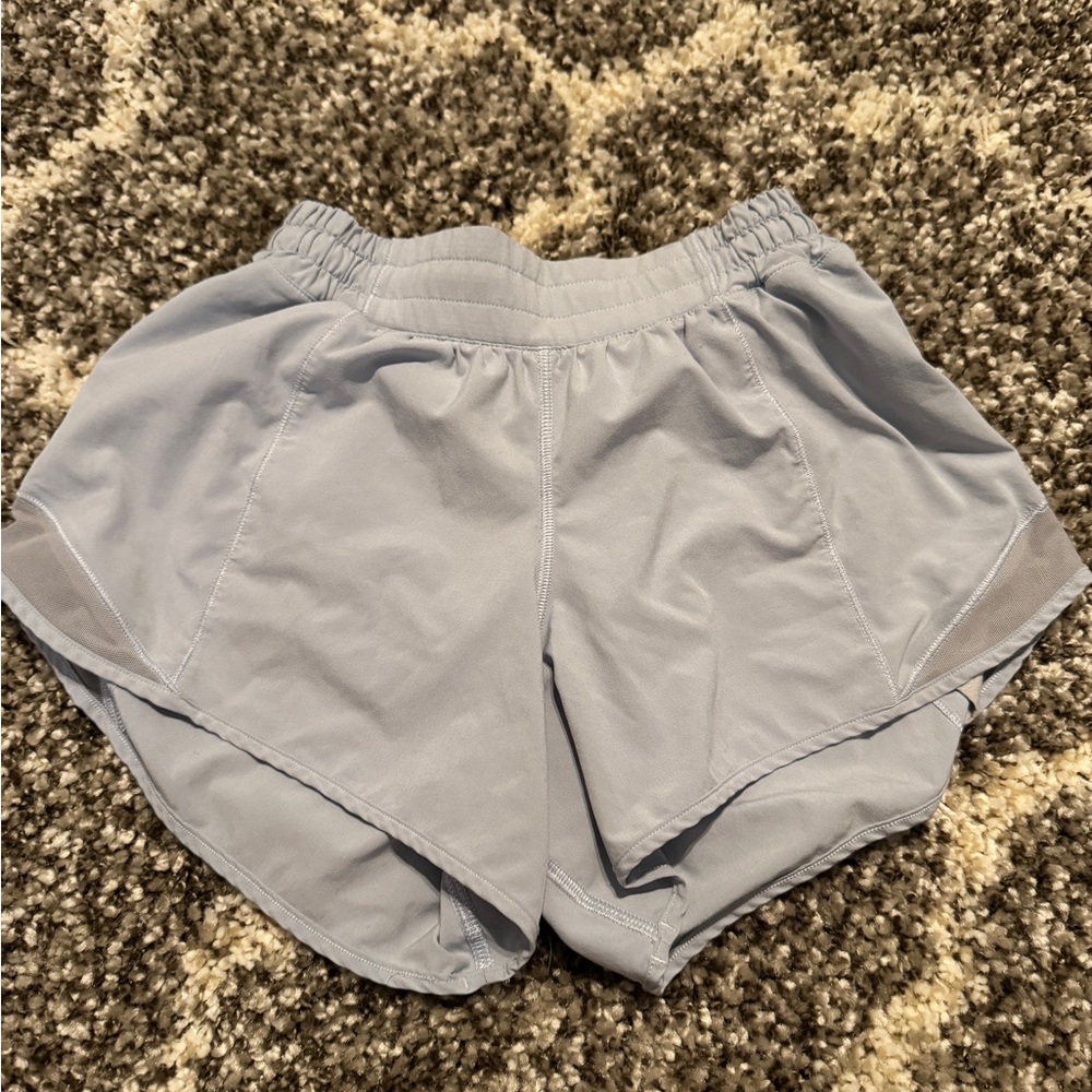 lululemon athletica Light Gray/Blue Athletic Shorts